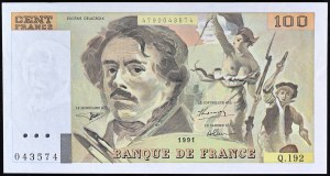 100 franków typu 1978 