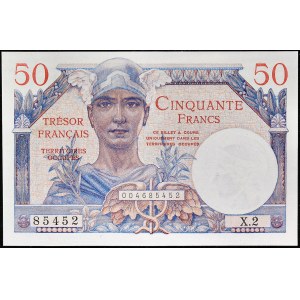 50 francs type Trésor français ND (1947).