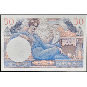 50 franchi Trésor français ND (1947).