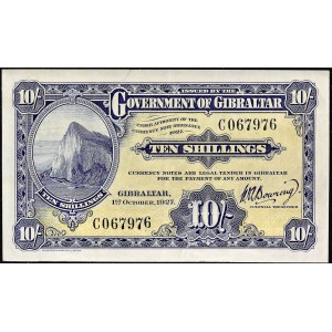 10/- Schilling 1. Oktober 1927.