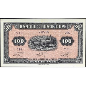 100 franků impression US ND (1942).