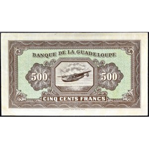 500 frankov malého formátu impression US ND (1942).