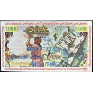 10 nových franků s přetiskem na 1000 francích typu Pêcheur ND (1960).