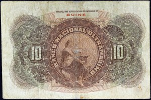 10 escudos 1. januára 1921.