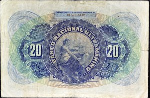 20 escudos 1. januára 1921.