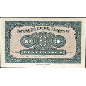 100 franchi impressione USA ND (1942).
