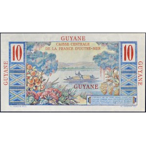 10 frankov Colbert typ Guyane ND (1946).
