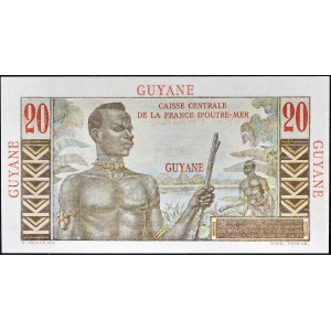 20 francs type “Émile Gentil” ND (1946).