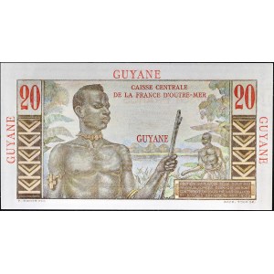 20 franków typu Émile Gentil ND (1946).