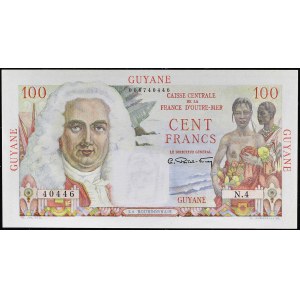 100 francs type “La Bourdonnais” ND (1946).