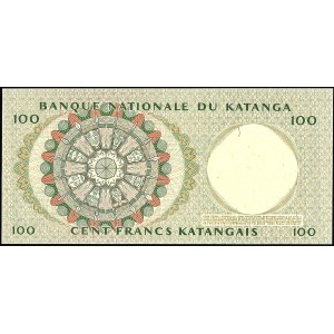 100 francs small issue May 18, 1962.