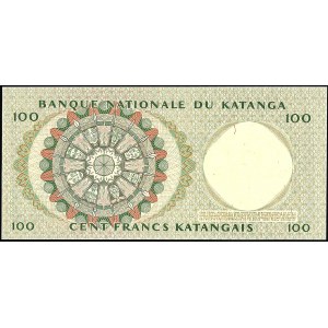 100 franků malá emise 18. května 1962.
