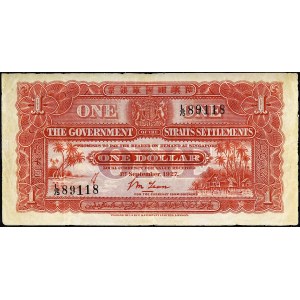 1 dollar 1er septembre 1927.