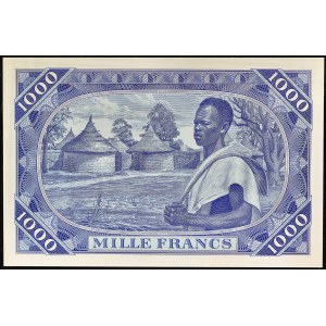 1000 frankov 22. septembra 1960.