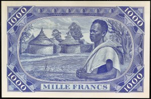 1000 francs September 22, 1960.