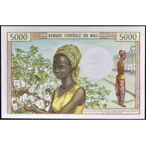 5000 franków ND (1984).