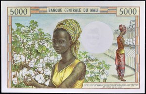 5000 francs ND (1984).