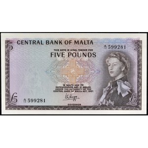 5 funtów 1967.