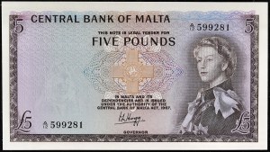 5 Pfund 1967.