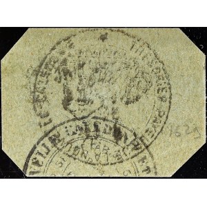 50 centimes - type avec deux timbres 35 et 15 centimes ND (1914).