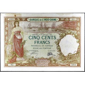 500 frankov 27. decembra 1927.