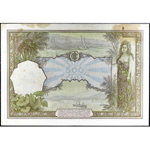 500 francs December 27, 1927.