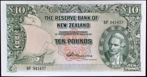 10 funtów 1968.