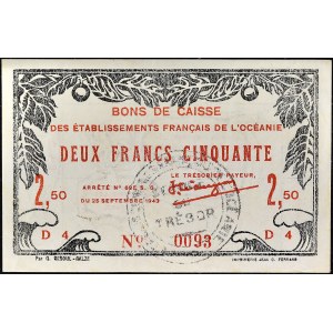 2.50 Franken 1943.