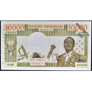 10000 frankov typu SPECIMEN ND (1976).