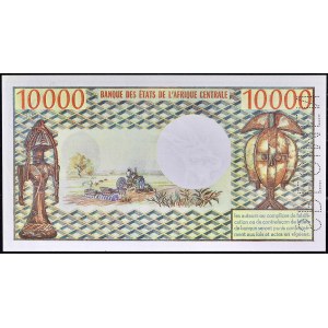 10000 francs type “SPECIMEN” ND (1976).