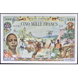 5000 francs 1-1-1980.