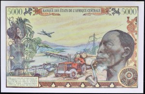 5000 francs 1-1-1980.