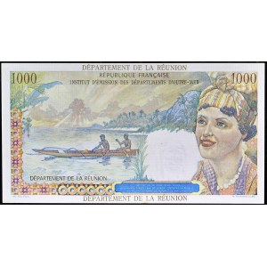 1000 franchi tipo 1946 Union française ND (1964).