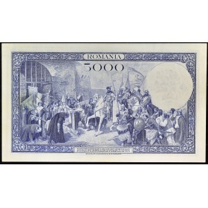 5000 lei avec portrait “Roi Carol II” 6 septembre 1940.