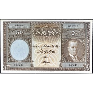50 knih s portrétem Atatürka ND (1926) / AH (1341).