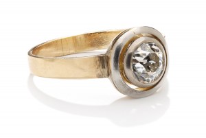Diamantový prsten 2. polovina 20. století.