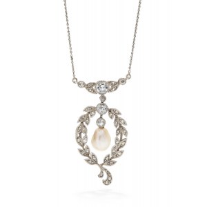 Collana di perle e diamanti 1930.