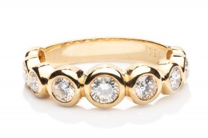 Ring mit Diamanten 2. Hälfte 20. Jahrhundert.
