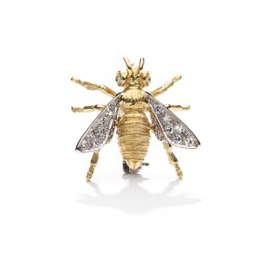 Broche en forme d'abeille début 21ème siècle.
