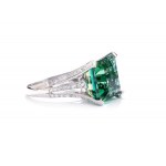 Ring with tourmaline and diamonds early 21st century.