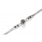 Bracelet with diamonds and sapphires 2nd half of 20th century.