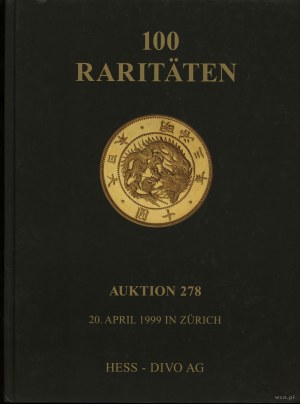 Hess-Divo AG, Auktion 278 100 Raritäten; Zürich, 20.04.1999