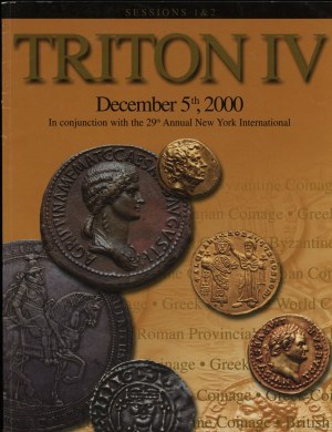 Klassische Numismatische Gruppe, Triton IV, New York, 5.12.2000