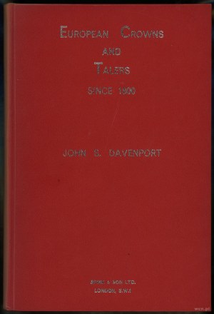 Davenport John S. - European Crowns and Talers since 1800, London 1964, II edycja