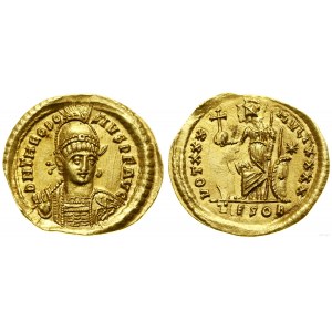 Impero romano, solidus, 430-440 circa, Salonicco