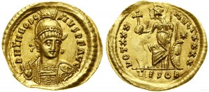 Cesarstwo Rzymskie, solidus, ok. 430-440, Tesaloniki