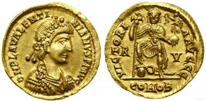 Empire romain, solidus, 430-445, Ravenne