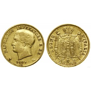 Włochy, 20 lirów, 1809, Mediolan