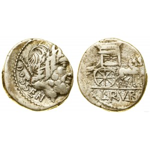 Rímska republika, denár, 87 pred n. l., Rím