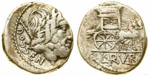 Republika Rzymska, denar, 87 pne, Rzym